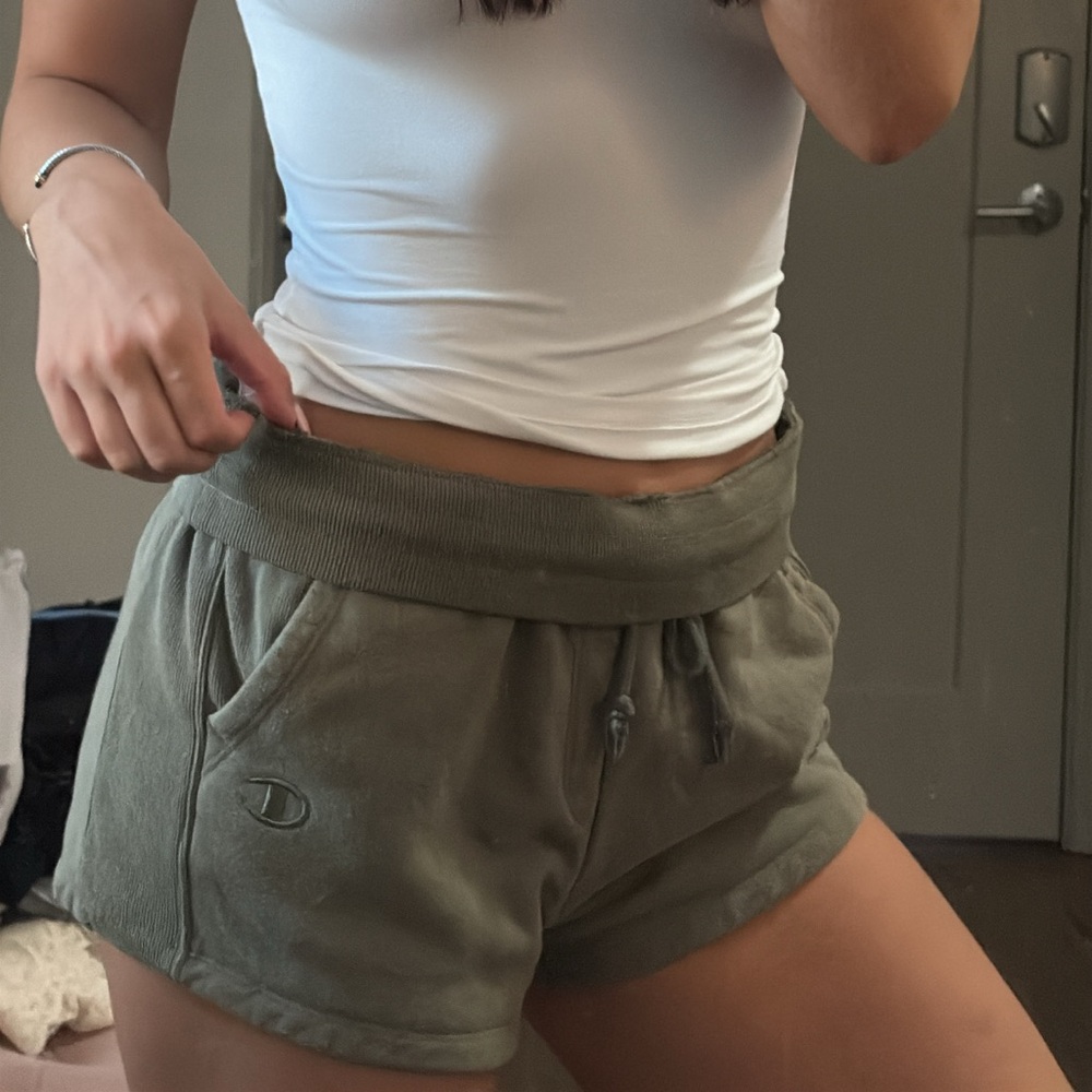 Champion Blue Crop Fitted Tee
